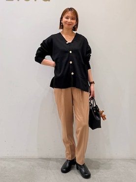 「アイテム（ブーツ）」を使った、mikaxさん（レディース・158cm・40代）の秋コーディネート
