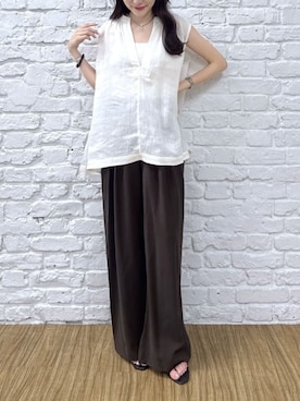 「La boutique BonBon（ラブティックボンボン）のアイテム」を使った、La boutique BonBonさん（レディース・158cm）の夏コーディネート