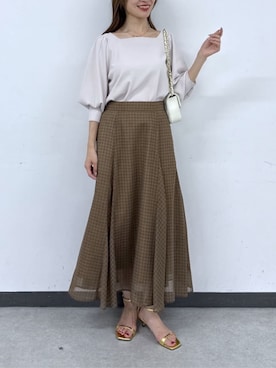 「La boutique BonBon（ラブティックボンボン）のアイテム」を使った、La boutique BonBonさん（レディース・153cm）の夏コーディネート