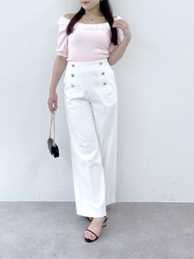 「La boutique BonBon（ラブティックボンボン）のアイテム」を使った、La boutique BonBonさん（レディース・158cm）の夏コーディネート