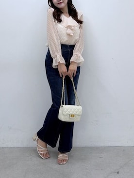 「La boutique BonBon（ラブティックボンボン）のアイテム」を使った、La boutique BonBonさん（レディース・163cm）の夏コーディネート