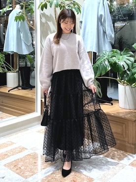 La boutique BonBonさん(レディース・161cm)の冬コーディネート