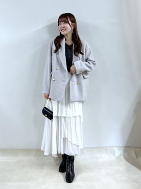 「アイテム（その他アウター）」を使った、La boutique BonBonさん（レディース・163cm）の夏コーディネート