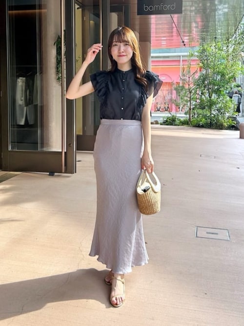 ブラウス シャツ 「最強お上品ブラウス」ラッフルフリルスリーブブラウス レディース La boutique BonBon｜【最強お上品ブラウス】ラッフルフリル