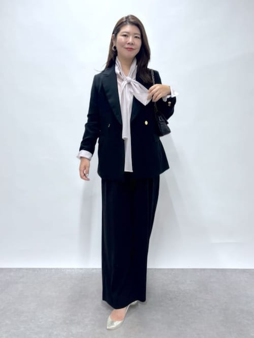 ラブティックボンボン　トールサイズ　美シルエット　メタル釦ダブルジャケット ベストセラー・トールサイズ登場！・美シルエット】メタル釦