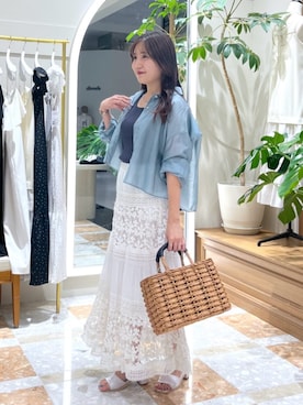 La boutique BonBonさん（レディース・157cm）の夏コーディネート