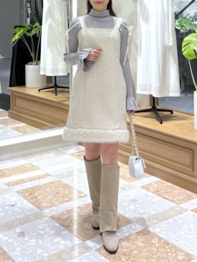 La boutique BonBonさん（レディース・157cm）の冬コーディネート