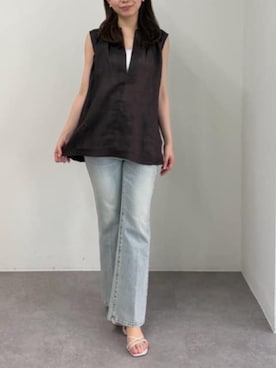 「La boutique BonBon（ラブティックボンボン）のアイテム」を使った、La boutique BonBonさん（レディース・157cm）の夏コーディネート