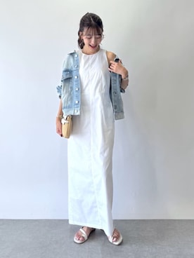 「夏服コーデ」｜「アイテム（ジャケット/アウター）」を使った、La boutique BonBonさん（レディース・158cm）の夏コーディネート