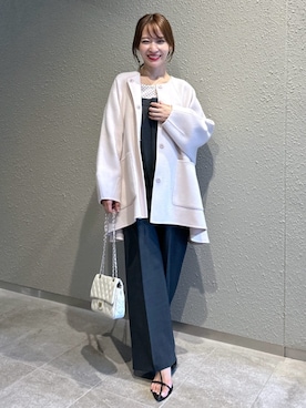「La boutique BonBon（ラブティックボンボン）のアイテム（オールインワン・サロペット）」を使った、La boutique BonBonさん（レディース・153cm）の秋コーディネート