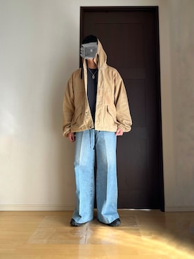「TANAKA（タナカ）のアイテム」を使った、maさん（メンズ・167cm）の冬コーディネート