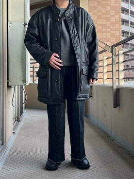 「saby（サバイ）のアイテム」を使った、maさん（メンズ・167cm）の冬コーディネート