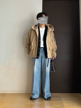 「TANAKA（タナカ）のアイテム」を使った、maさん（メンズ・167cm）の春コーディネート