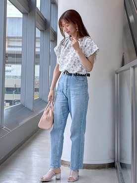「フェスコーデ」｜「アイテム（パンプス）」を使った、haruさん（レディース・163cm）の夏コーディネート