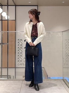 「Legato Largo（レガートラルゴ）のアイテム」を使った、haruさん（レディース・163cm）の冬コーディネート