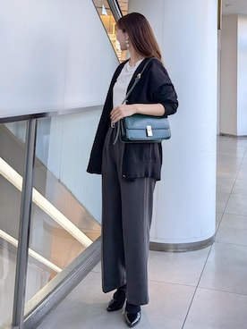 「アイテム（スラックス）」を使った、haruさん（レディース・163cm・20代）の秋コーディネート