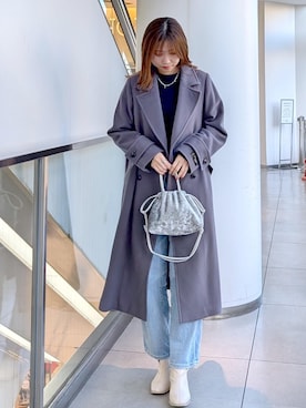 「アイテム（ハンドバッグ）」を使った、haruさん（レディース・163cm・20代）の冬コーディネート