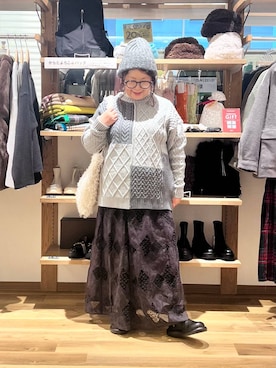 「studio CLIP（スタディオクリップ）のアイテム（Tシャツ/カットソー）」を使った、nan3733さん（レディース・155cm）の秋コーディネート