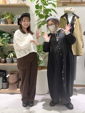 「studio CLIP（スタディオクリップ）のアイテム」を使った、nan3733さん（レディース・155cm）の秋コーディネート