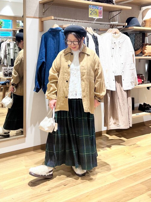 【タグ付き新品】studioCLIPリネンチェスターコート 定価17800円＋税 タグ付き新品】studioCLIPリネンチェスターコート 定価17800円＋