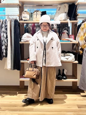 「studio CLIP（スタディオクリップ）のアイテム」を使った、nan3733さん（レディース・155cm）の秋コーディネート