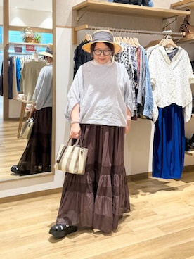 nan3733さん（レディース・155cm）の夏コーディネート