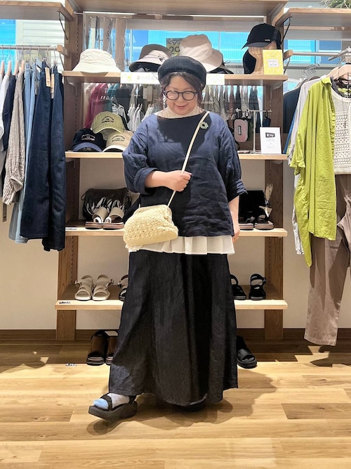 セール】【接触冷感】ひんやりパネルスカーチョ[プチ・プラスサイズ