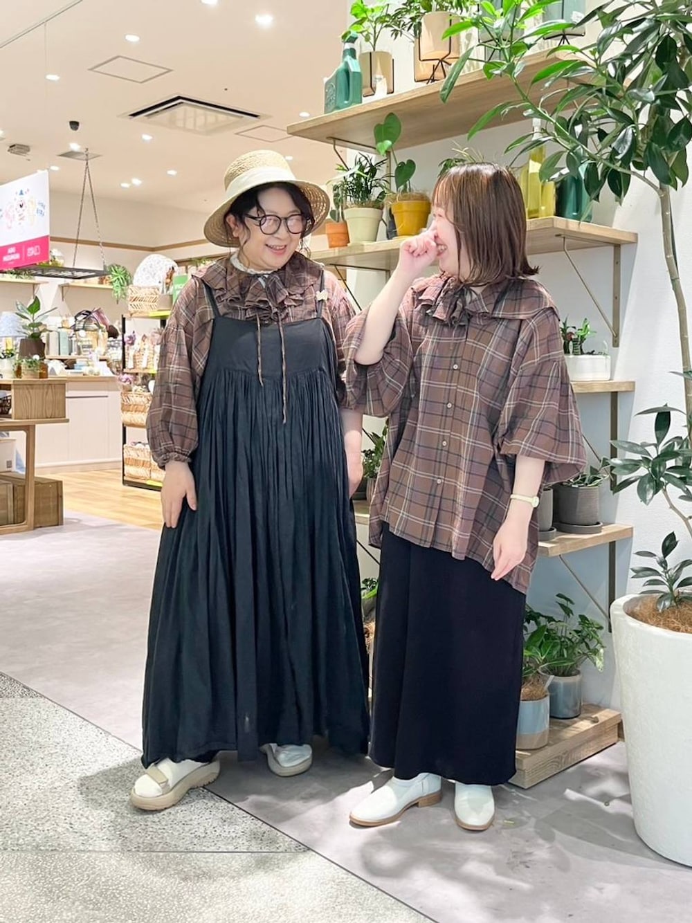 未使用 natural by clip リネン×ボイル切り替えキャミワンピース natural by clip》リネン × ボイル切り替えキャミワンピースを