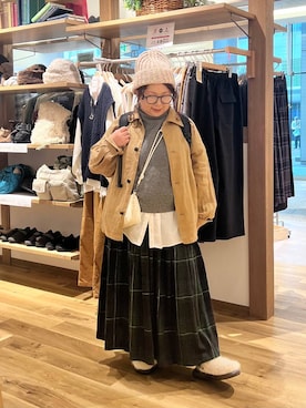 「アイテム（サンダル、その他）」を使った、nan3733さん（レディース・155cm）の秋コーディネート