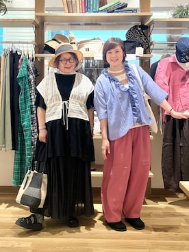 「studio CLIP（スタディオクリップ）のアイテム」を使った、nan3733さん（レディース・155cm）の夏コーディネート