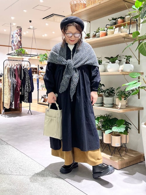 【新品】スタディオクリップ ピンタックギャザーワンピース studio CLIP｜《natural by clip》ピンタックギャザーワンピース