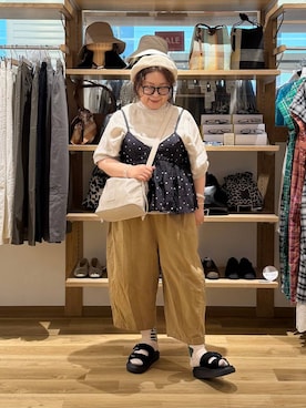 「studio CLIP（スタディオクリップ）のアイテム」を使った、nan3733さん（レディース・155cm）の夏コーディネート