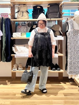 「studio CLIP（スタディオクリップ）のアイテム」を使った、nan3733さん（レディース・155cm）の夏コーディネート