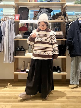 「アイテム（バックパック/リュック）」を使った、nan3733さん（レディース・155cm）の冬コーディネート