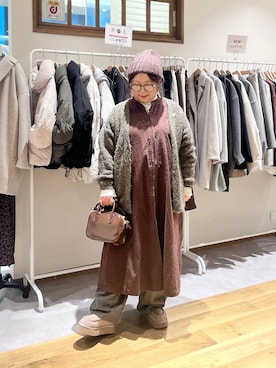 nan3733さん（レディース・155cm）の冬コーディネート