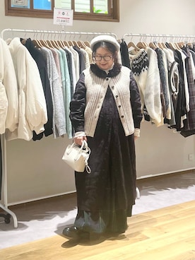 「studio CLIP（スタディオクリップ）のアイテム」を使った、nan3733さん（レディース・155cm）の冬コーディネート