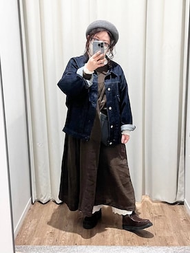 「natural by clip_studio CLIP」｜「アイテム（ジャケット/アウター）」を使った、nan3733さん（レディース・155cm）の秋コーディネート
