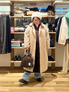 「studio CLIP（スタディオクリップ）のアイテム」を使った、nan3733さん（レディース・155cm）の冬コーディネート