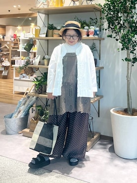 「studio CLIP（スタディオクリップ）のアイテム（パンツ）」を使った、nan3733さん（レディース・155cm）の春コーディネート