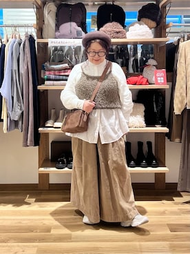 「studio CLIP（スタディオクリップ）のアイテム（Tシャツ/カットソー）」を使った、nan3733さん（レディース・155cm）の秋コーディネート