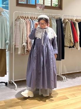 「studio CLIP（スタディオクリップ）のアイテム（キャップ）」を使った、nan3733さん（レディース・155cm）の春コーディネート