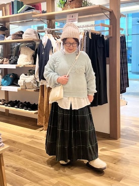 「アイテム（サンダル、その他）」を使った、nan3733さん（レディース・155cm）の秋コーディネート