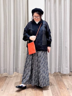 「ナチュラル」｜「アイテム（ナイロンジャケット）」を使った、nan3733さん（レディース・155cm）の夏コーディネート