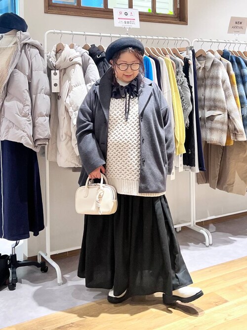 セール】《natural by clip》コクーンミドルコート（チェスターコート