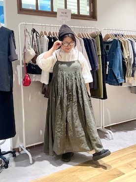 「studio CLIP（スタディオクリップ）のアイテム」を使った、nan3733さん（レディース・155cm）の夏コーディネート