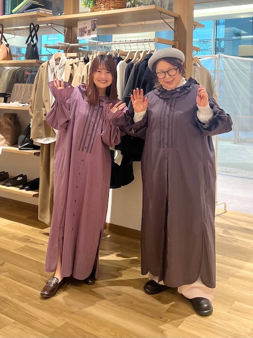 高山都さんコラボ》Wフリルカラーワンピース[プチサイズあり