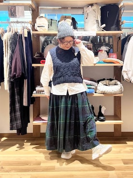 「studio CLIP（スタディオクリップ）のアイテム」を使った、nan3733さん（レディース・155cm）の秋コーディネート