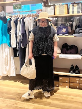 「アイテム（サングラス）」を使った、nan3733さん（レディース・155cm）の夏コーディネート
