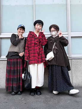 「アイテム（サンダル、その他）」を使った、nan3733さん（レディース・155cm）の秋コーディネート