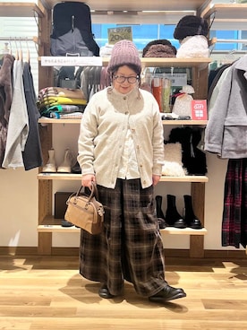 「studio CLIP（スタディオクリップ）のアイテム（Tシャツ/カットソー）」を使った、nan3733さん（レディース・155cm）の秋コーディネート